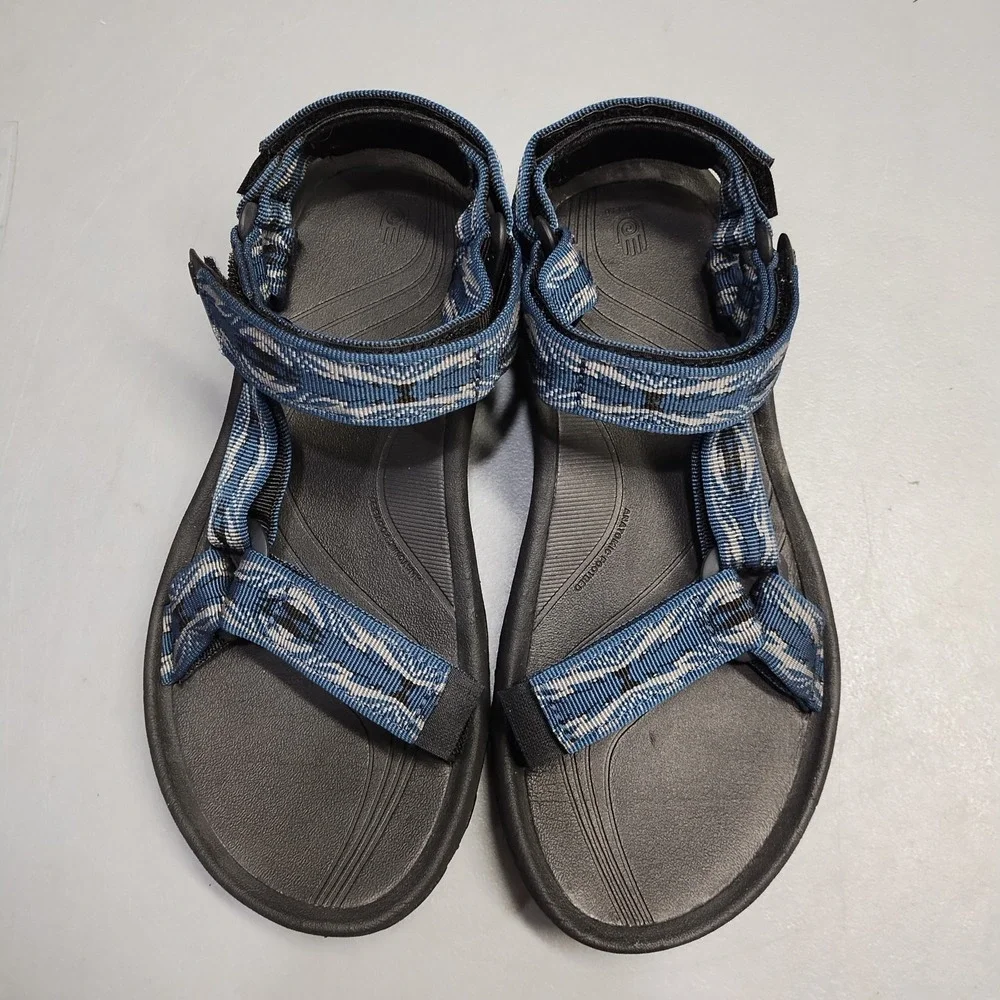 Teva Hurricane XLT2 Water Sport Sandals Mens 7 Multi Geometric Hook & Loop 4156